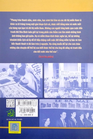 chúng ta đòi hòa bình - huỳnh tấn mẫn và phong trào yêu nước, tranh đấu của thanh niên, sinh viên, học sinh sài gòn, 1969 - 1975 (tái bản 2022) - Ảnh 6