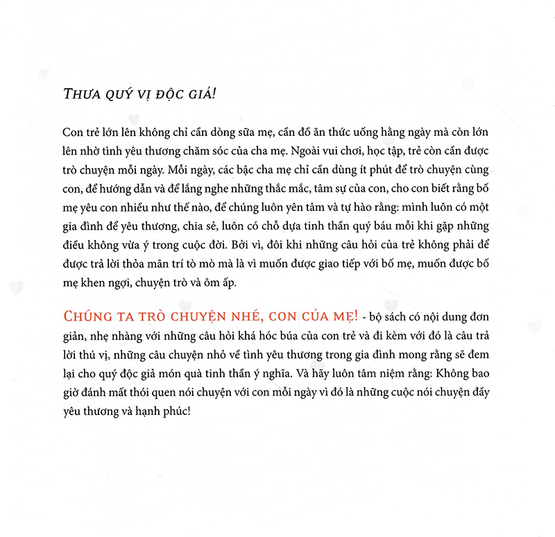 chúng ta trò truyện nhé, con của mẹ! - mẹ ơi, con bị bắt nạt! (tái bản 2024) - Ảnh 2