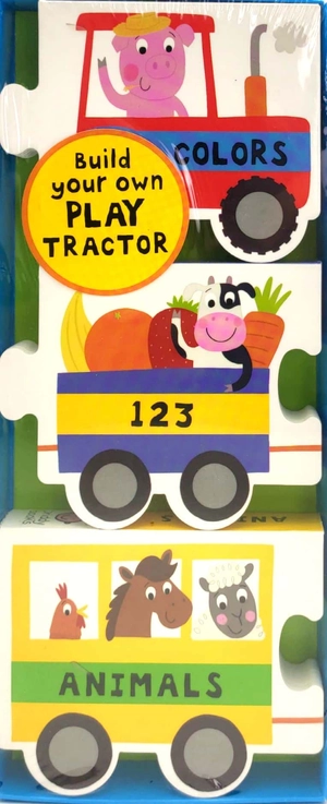 chunky set: play tractor: colors, 123, animals - Ảnh 2