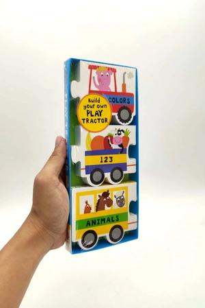 chunky set: play tractor: colors, 123, animals - Ảnh 5