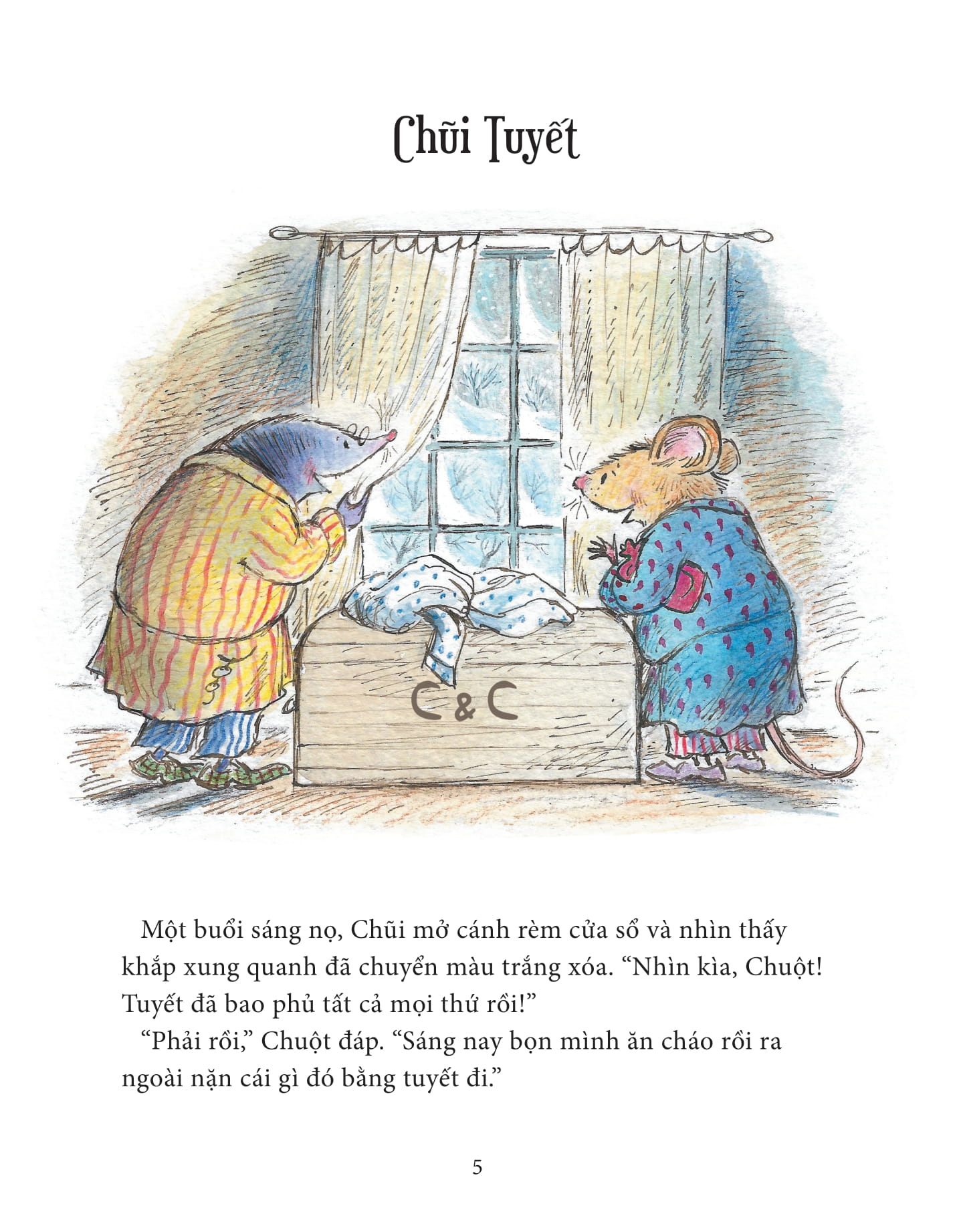 chuột và chũi - tờ lịch giáng sinh - Ảnh 4