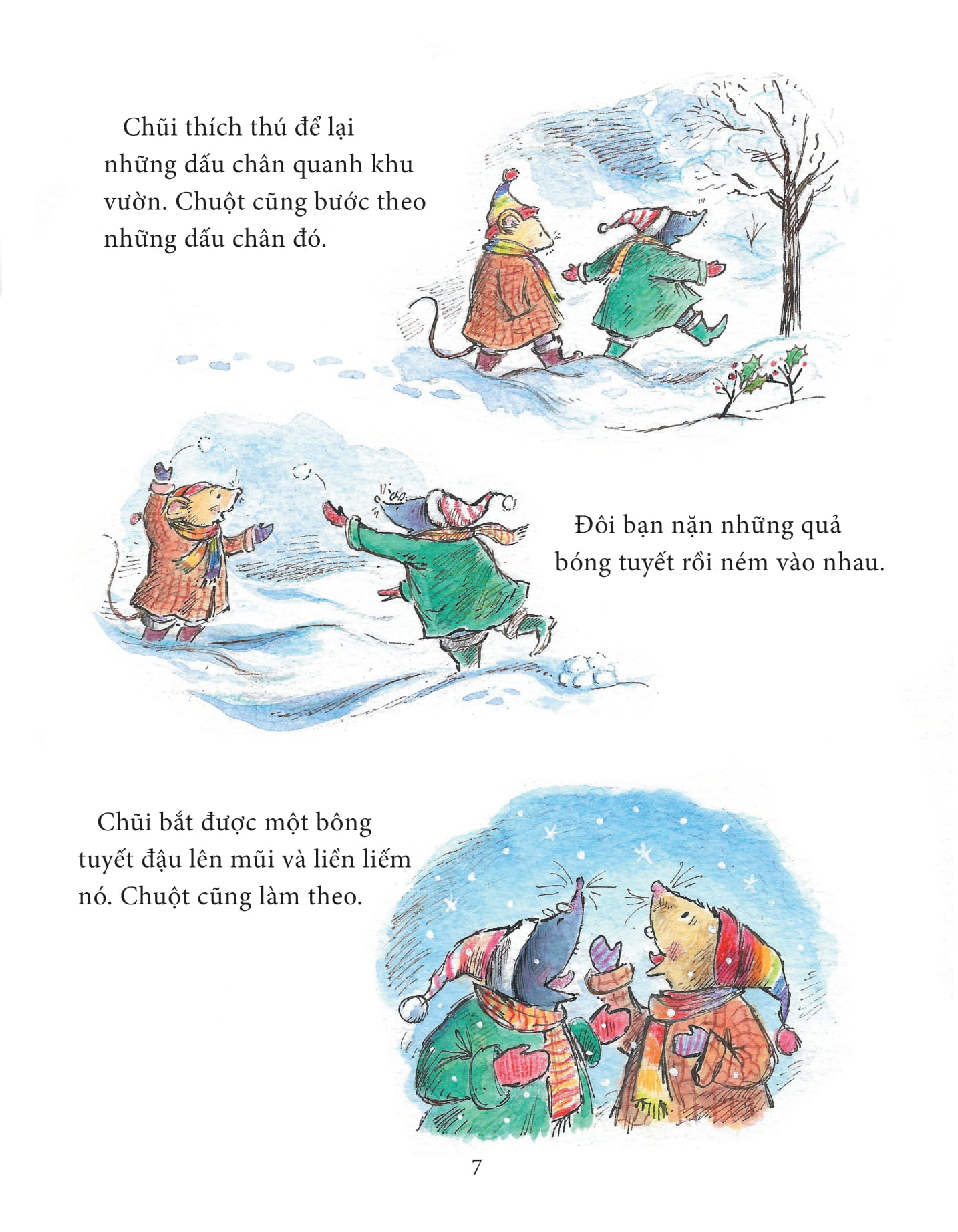 chuột và chũi - tờ lịch giáng sinh - Ảnh 6