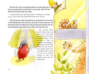 chuyện các bé rau củ quả ở khu rừng phép thuật - bé khoai lang lạc quan, yêu đời (song ngữ việt - anh) - Ảnh 5