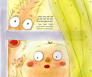 chuyện các bé rau củ quả ở khu rừng phép thuật - bé khoai lang lạc quan, yêu đời (song ngữ việt - anh) - Ảnh 6