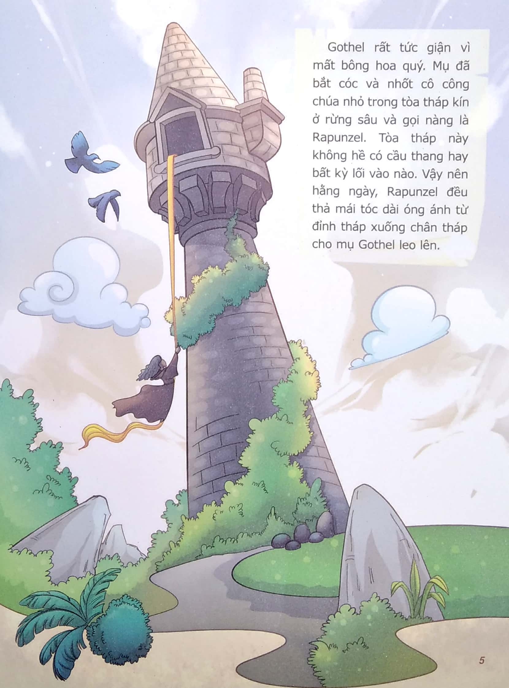 chuyện các nàng công chúa - công chúa tóc mây - Ảnh 5