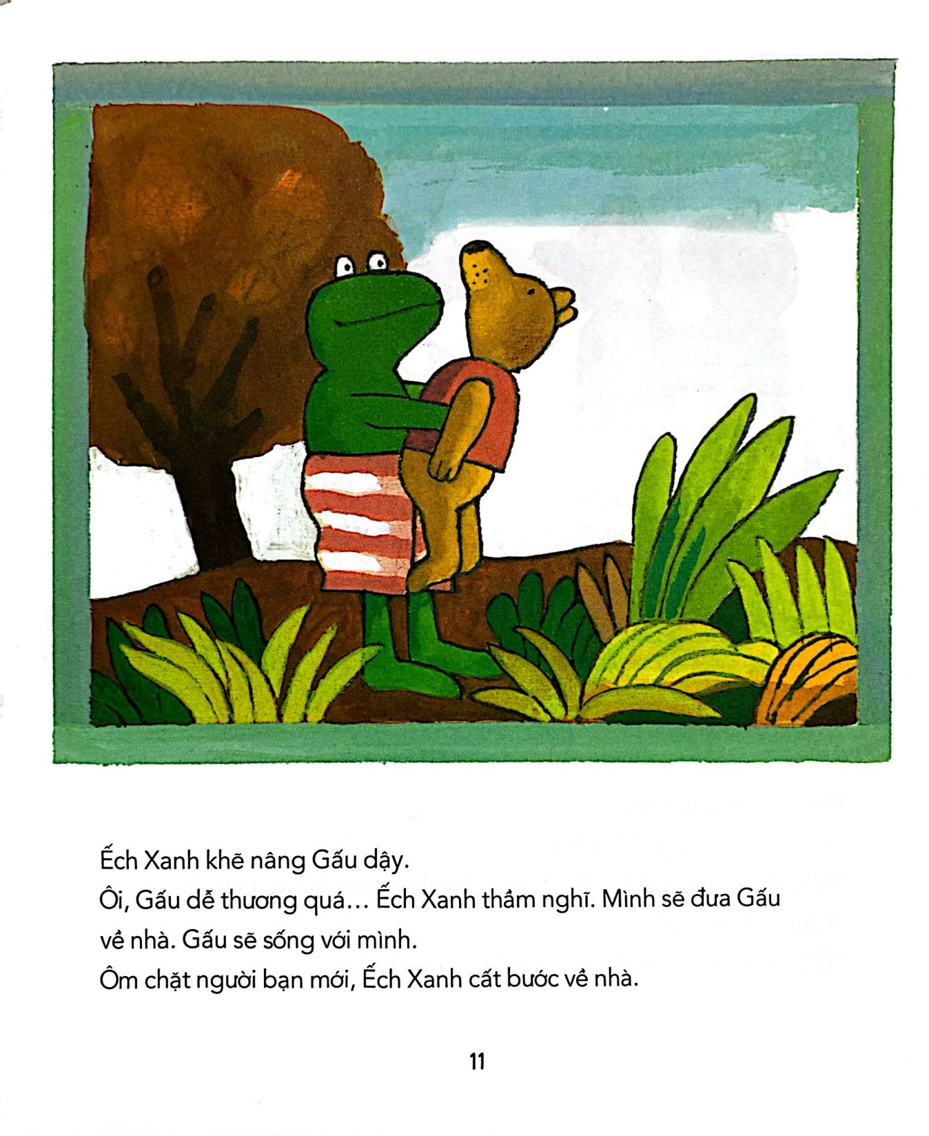 chuyện của ếch xanh - ếch xanh có bạn mới - Ảnh 6