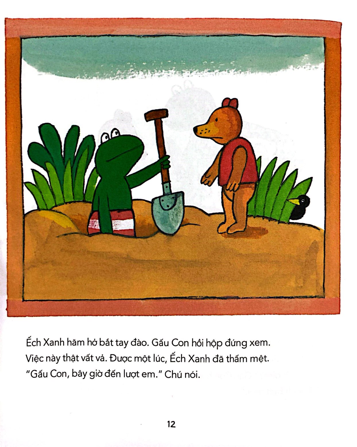 chuyện của ếch xanh - ếch xanh đào được kho báu - Ảnh 6