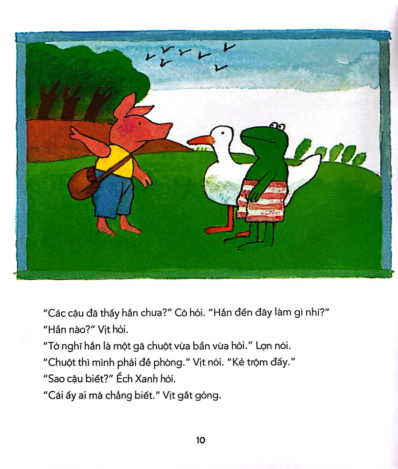 chuyện của ếch xanh - ếch xanh và kẻ lạ mặt - Ảnh 4