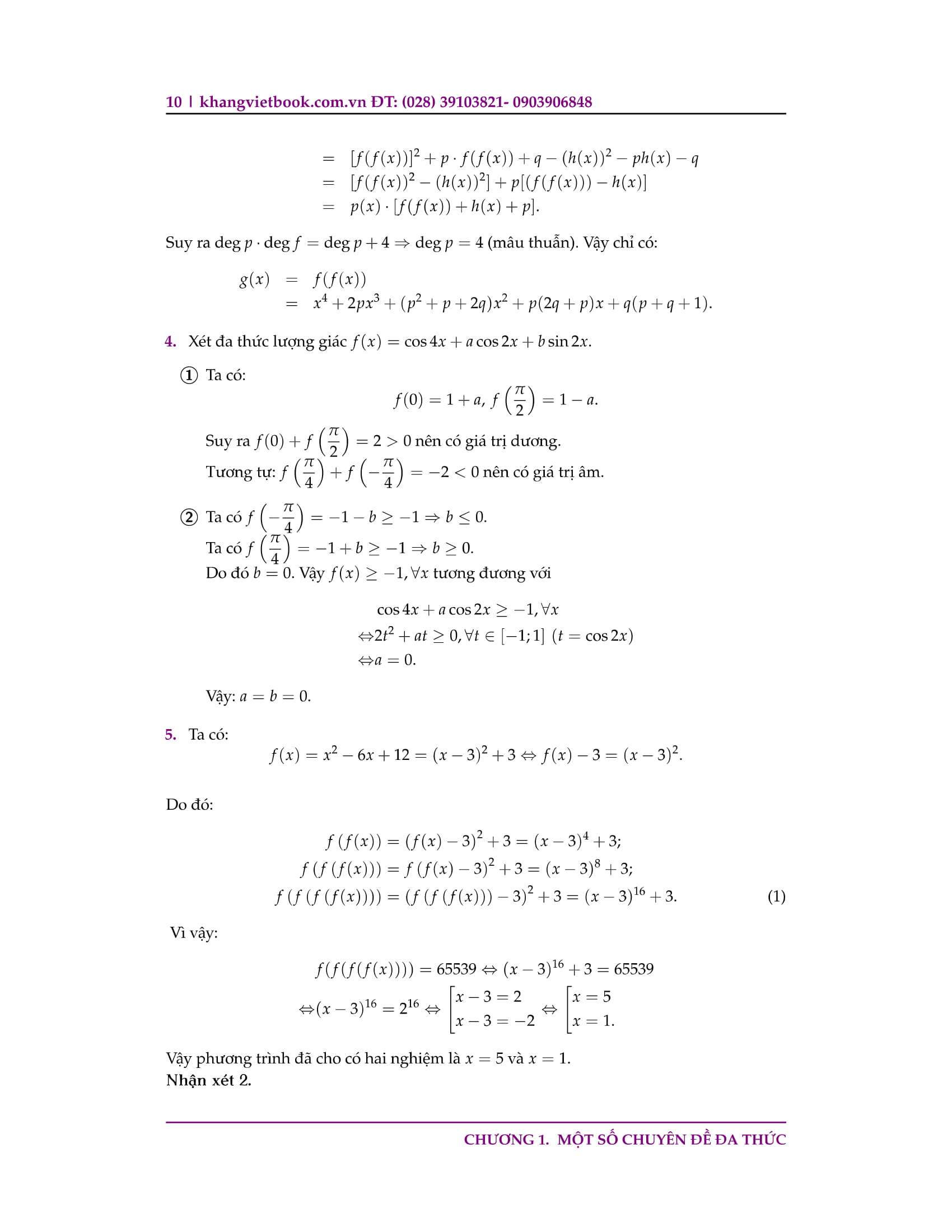 chuyên đề bồi dưỡng học sinh giỏi đa thức - Ảnh 10