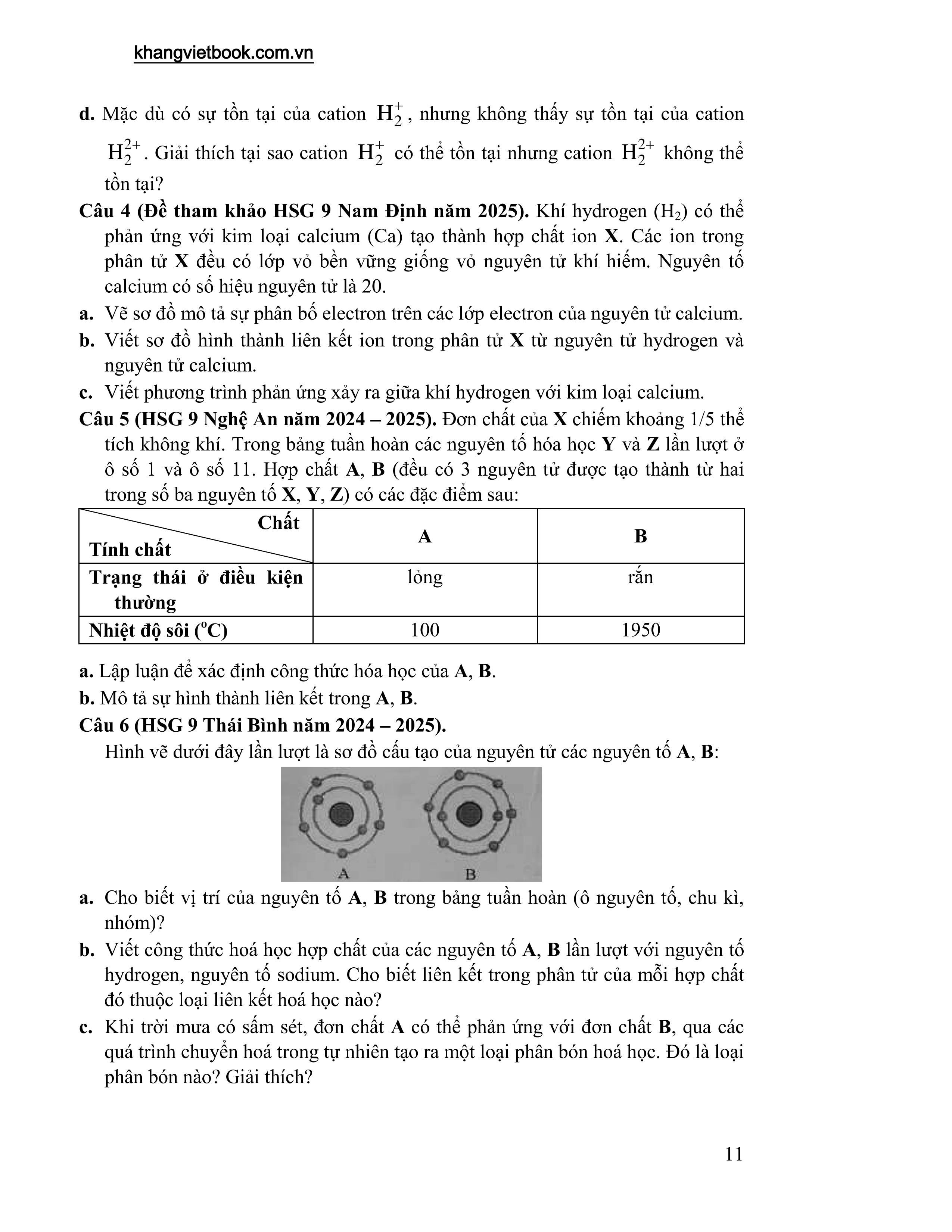 Chuyên Đề Bồi Dưỡng Học Sinh Giỏi Ôn Thi Vào Lớp 10 Chuyên Hóa - Phần Hóa Vô Cơ - Ảnh 11