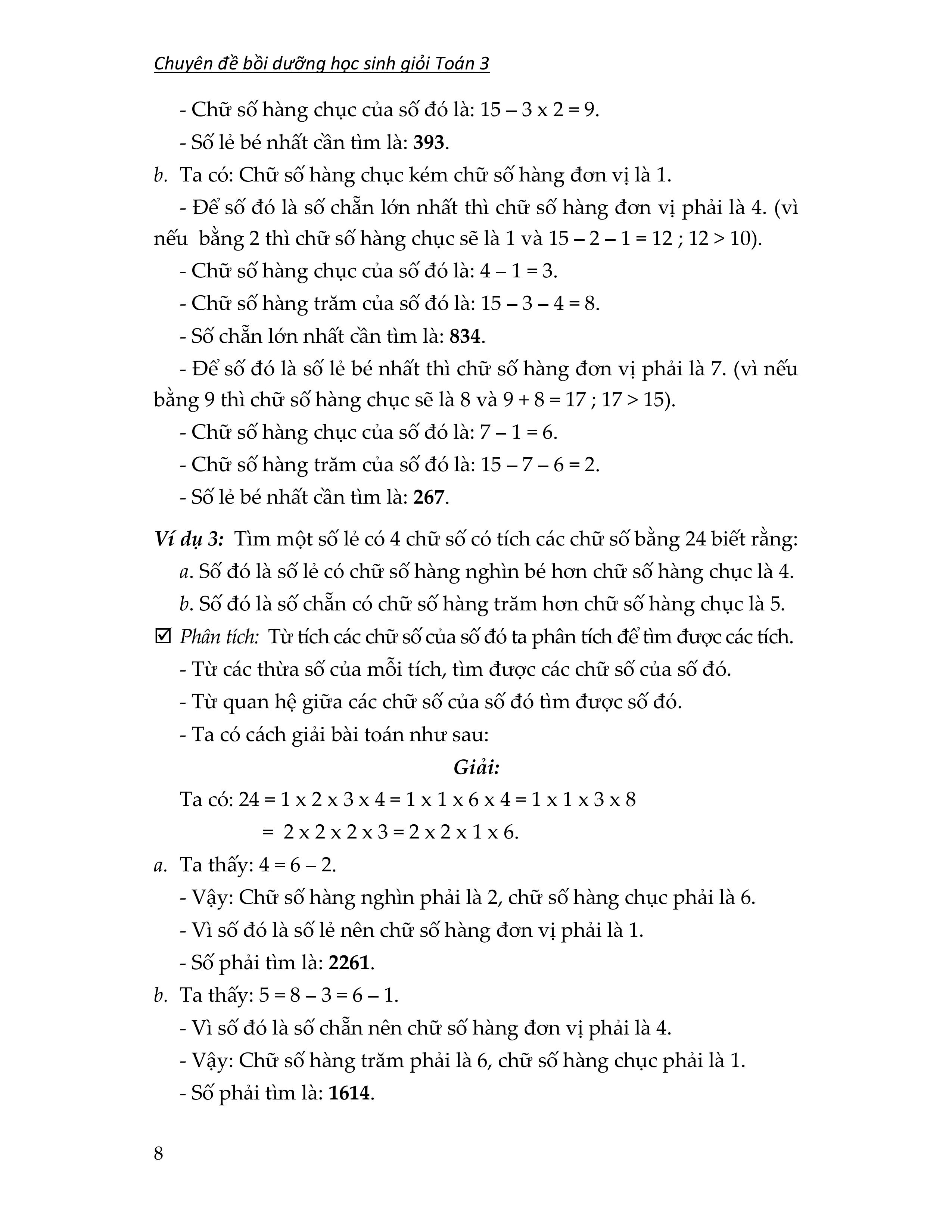 chuyên đề bồi dưỡng học sinh giỏi toán 3 - Ảnh 9