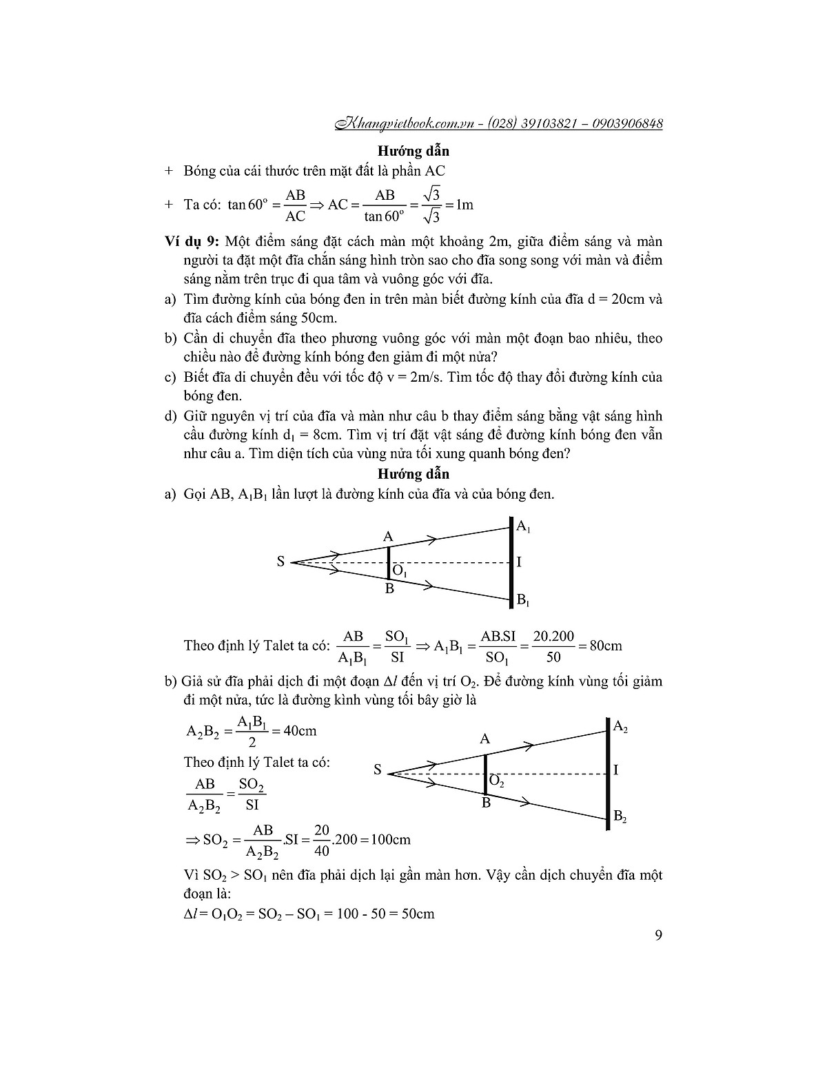 chuyên đề bồi dưỡng học sinh giỏi vật lý 7 - Ảnh 10