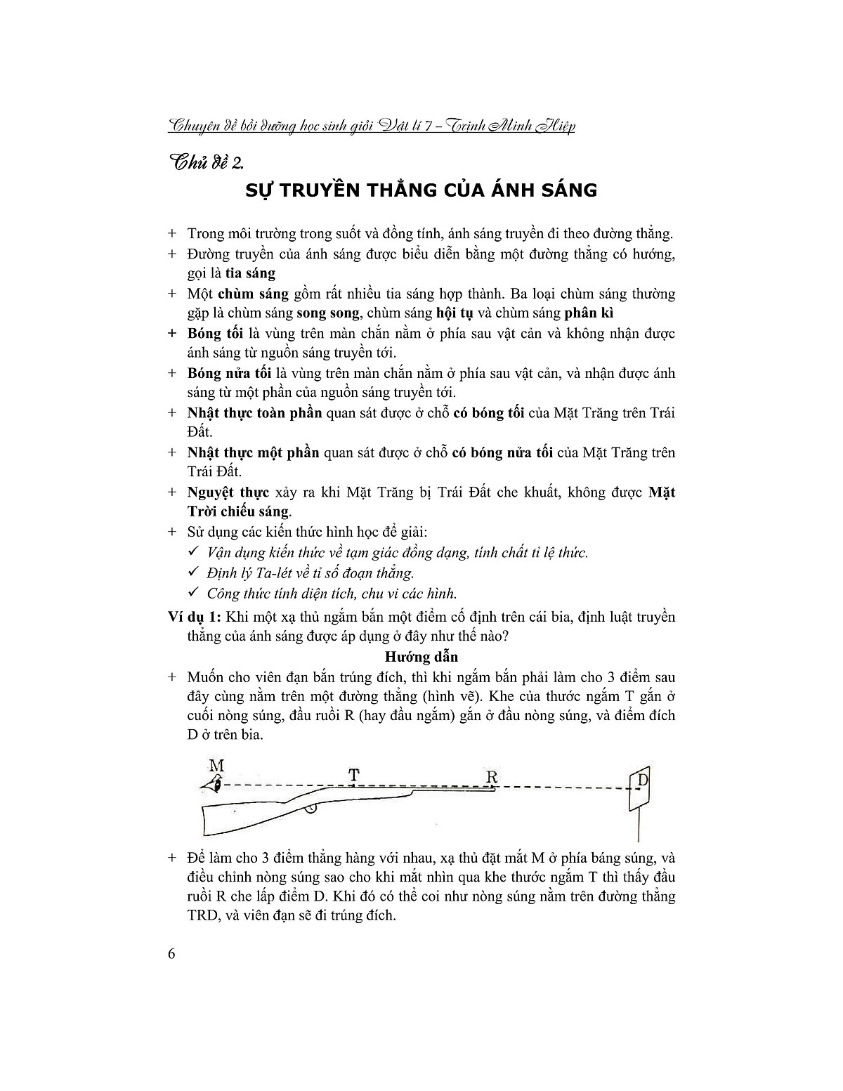 chuyên đề bồi dưỡng học sinh giỏi vật lý 7 - Ảnh 7