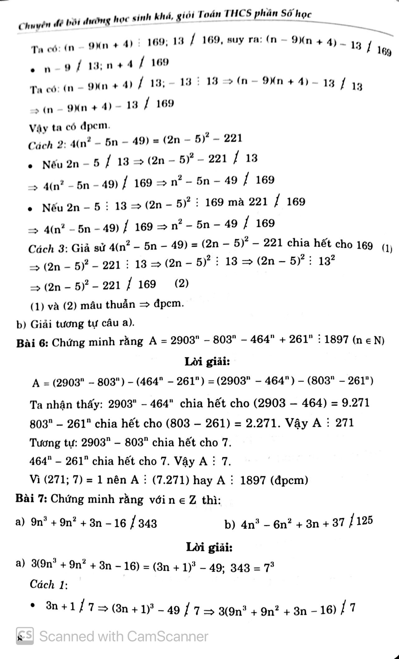 chuyên đề bồi dưỡng học sinh khá, giỏi toán thcs phần số học - Ảnh 10