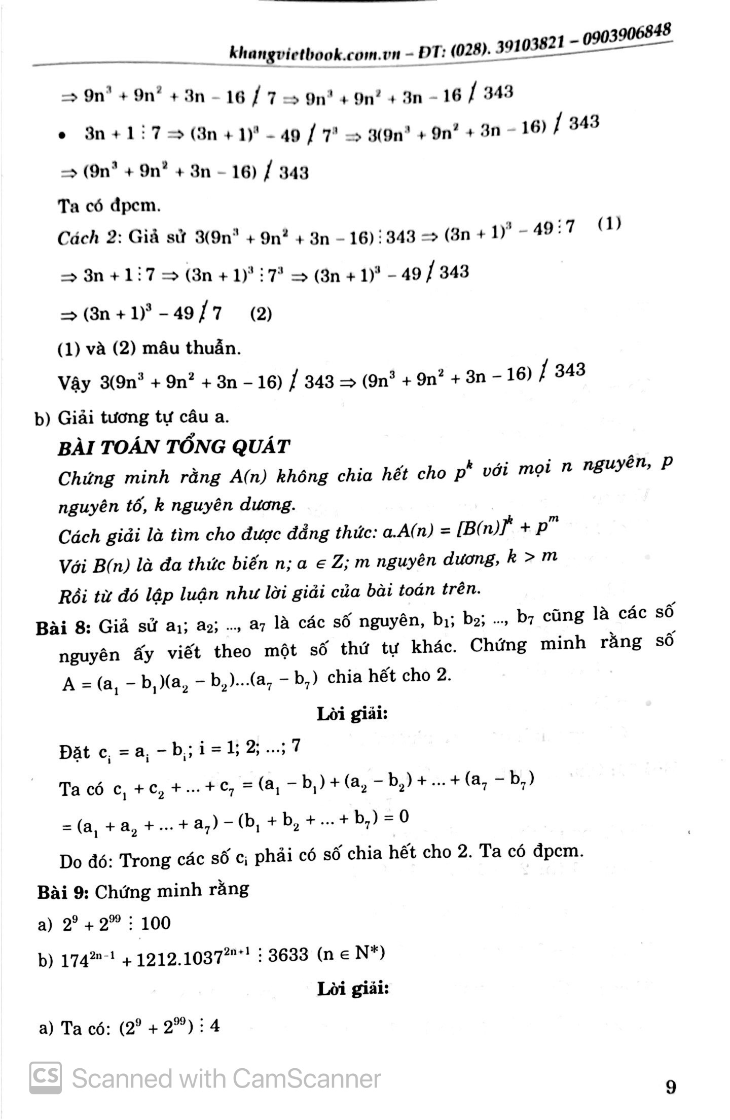 chuyên đề bồi dưỡng học sinh khá, giỏi toán thcs phần số học - Ảnh 11