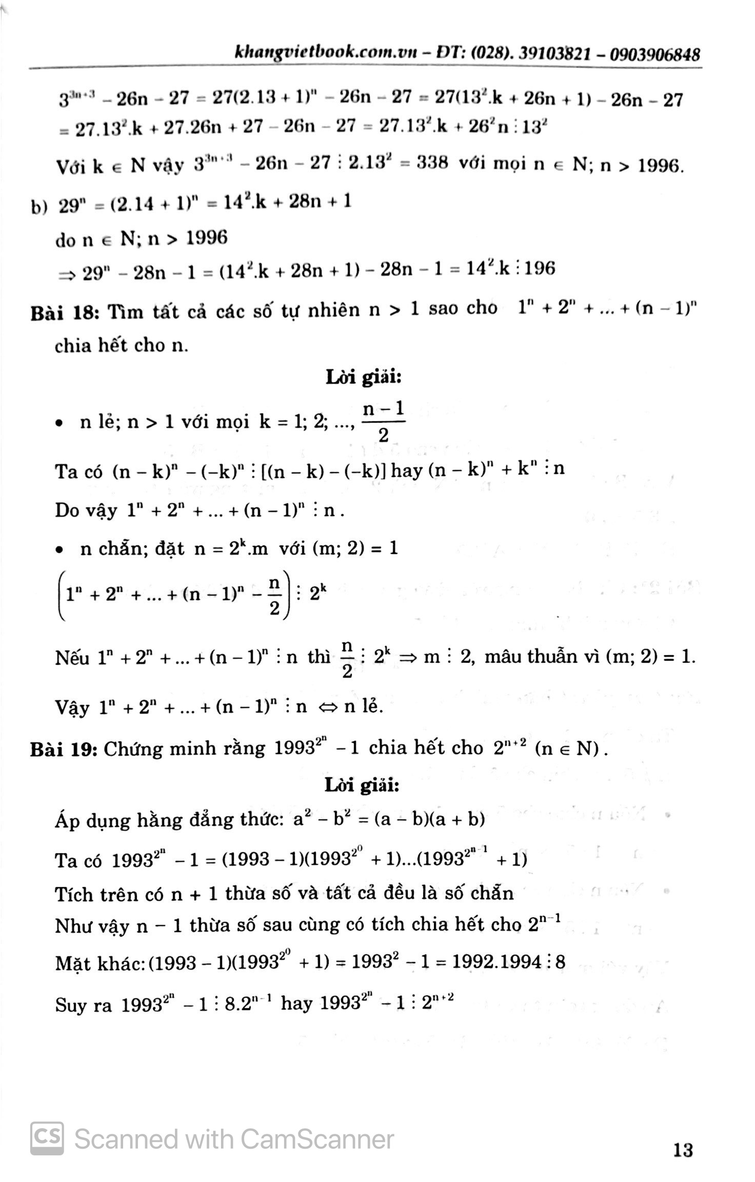 chuyên đề bồi dưỡng học sinh khá, giỏi toán thcs phần số học - Ảnh 15