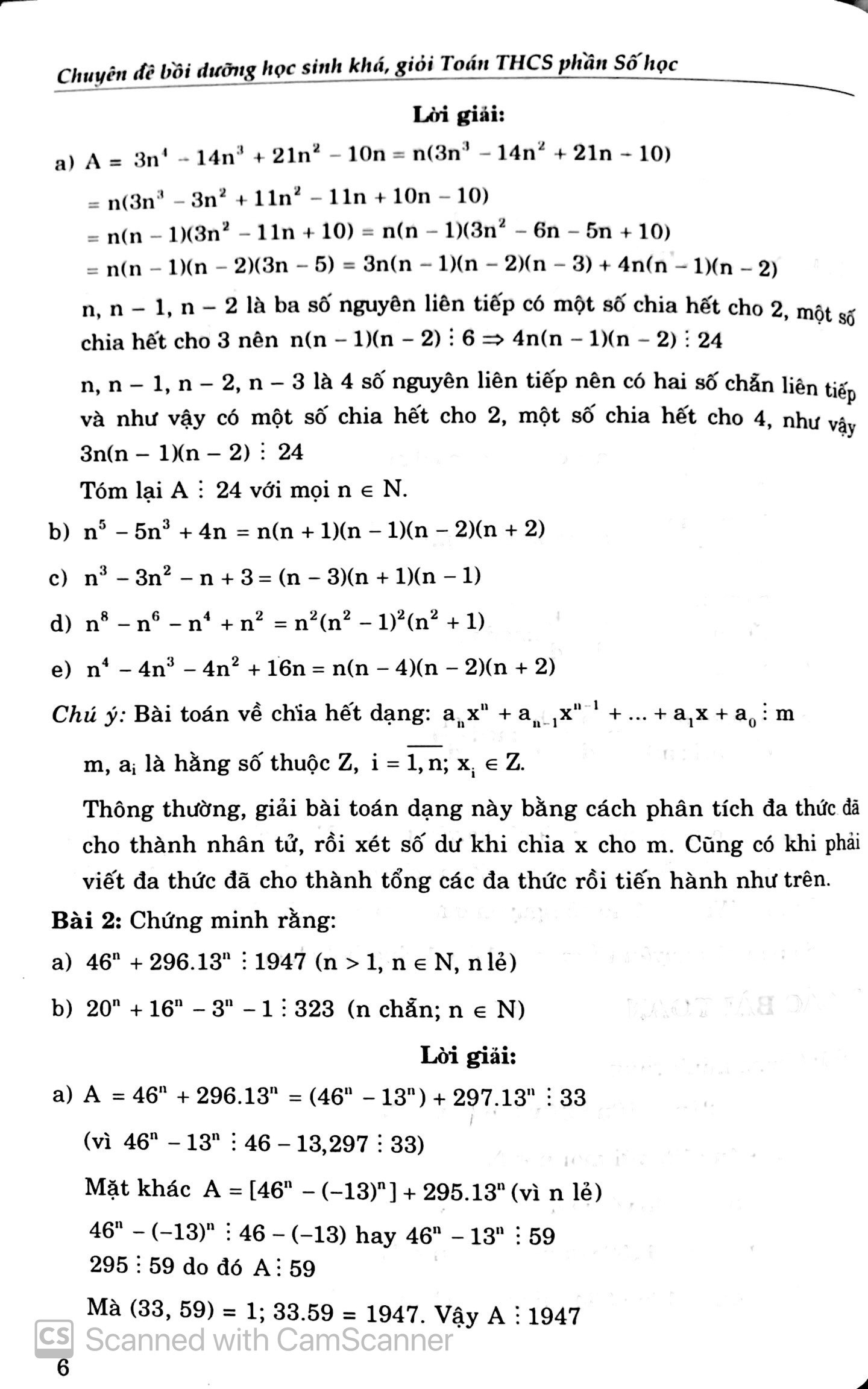 chuyên đề bồi dưỡng học sinh khá, giỏi toán thcs phần số học - Ảnh 8
