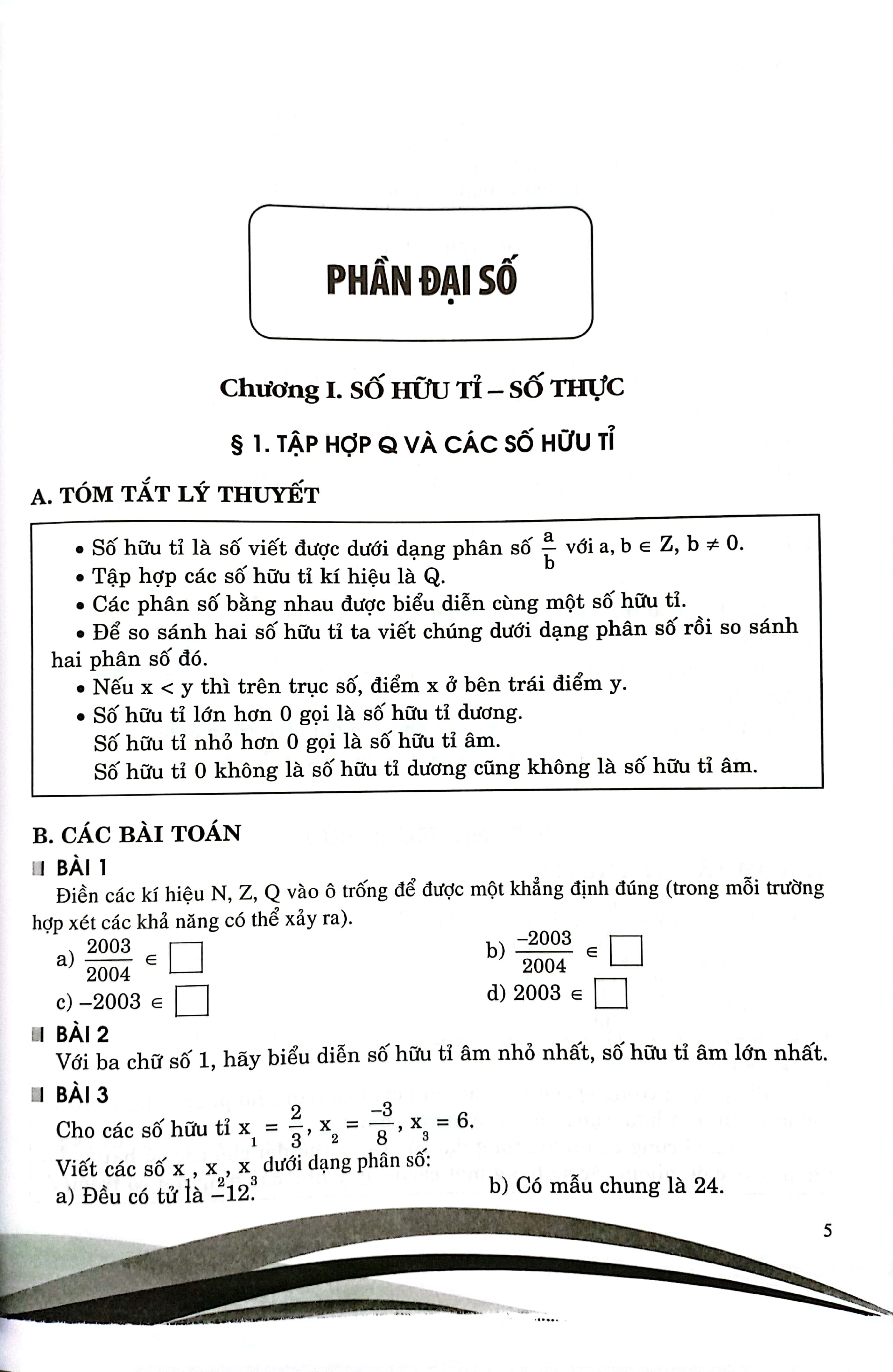 chuyên đề bồi dưỡng toán 7 - đại số (theo chương trình gdpt mới) - Ảnh 5