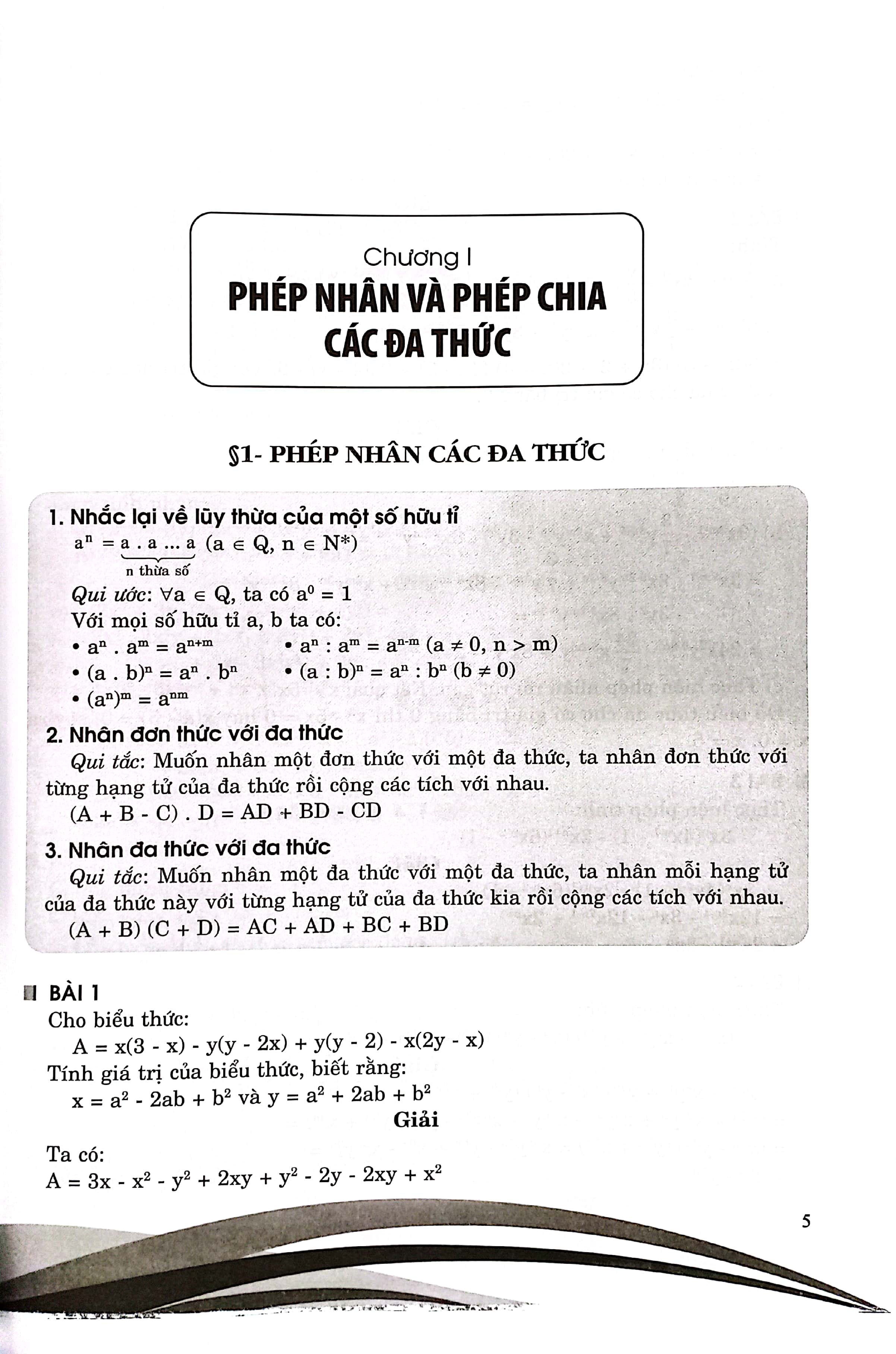chuyên đề bồi dưỡng toán 8 - đại số (biên soạn theo chương trình giáo dục phổ thông mới dùng chung cho các bộ sgk hiện hành) - Ảnh 5