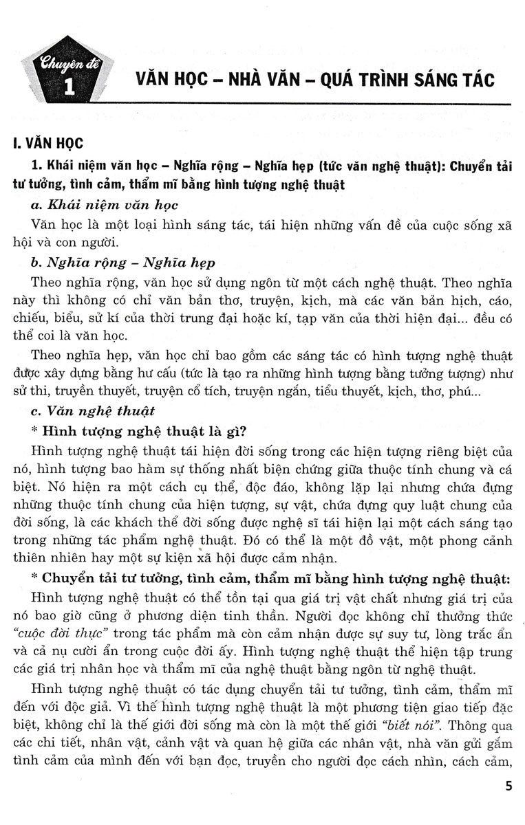 chuyên đề chuyên sâu bồi dưỡng ngữ văn 10 (biên soạn theo chương trình giáo dục phổ thông mới - dùng chung cho các bộ sgk hiện hành) - Ảnh 5
