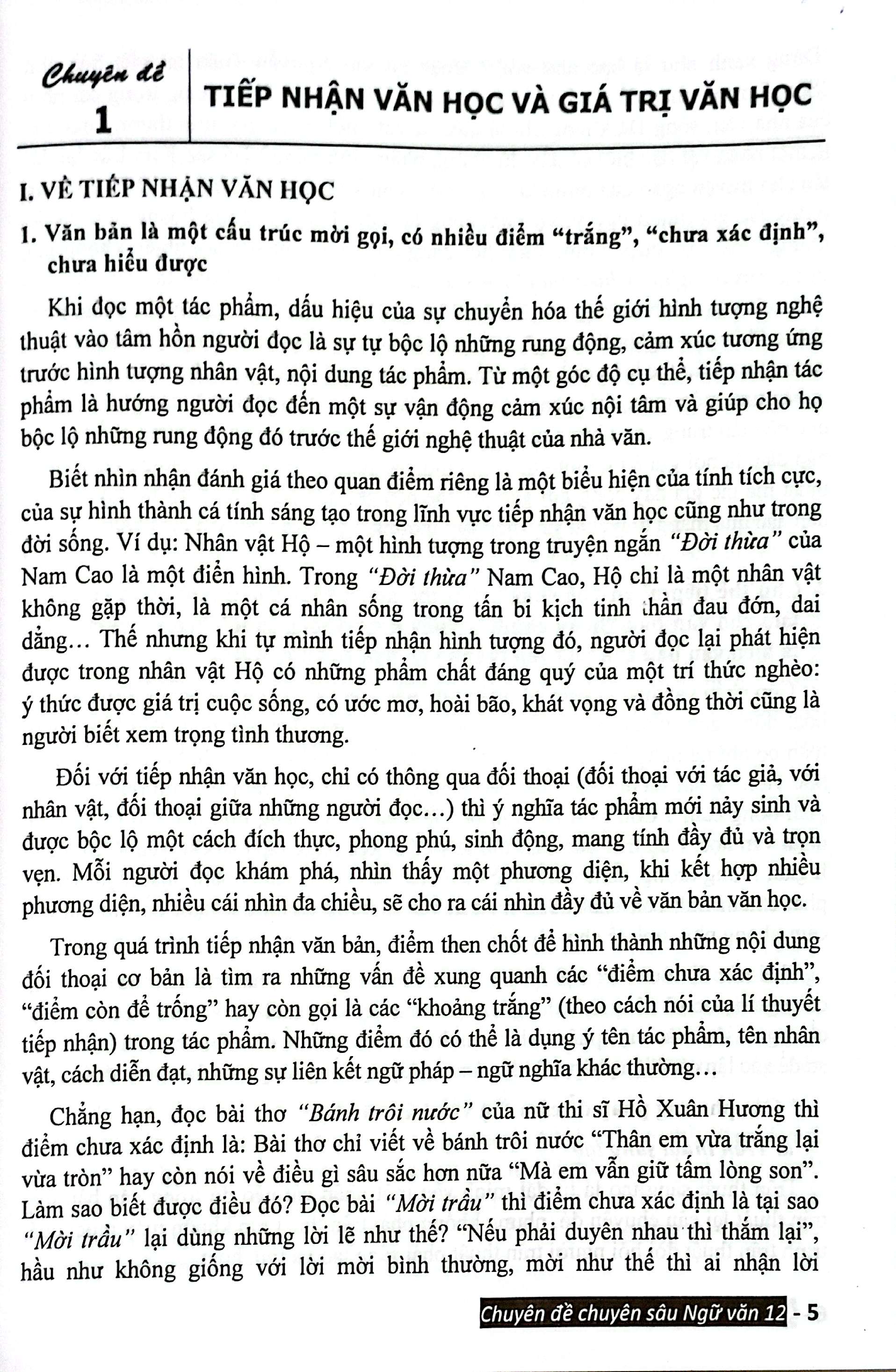 Chuyên Đề Chuyên Sâu Bồi Dưỡng Ngữ Văn 12 - Ảnh 5