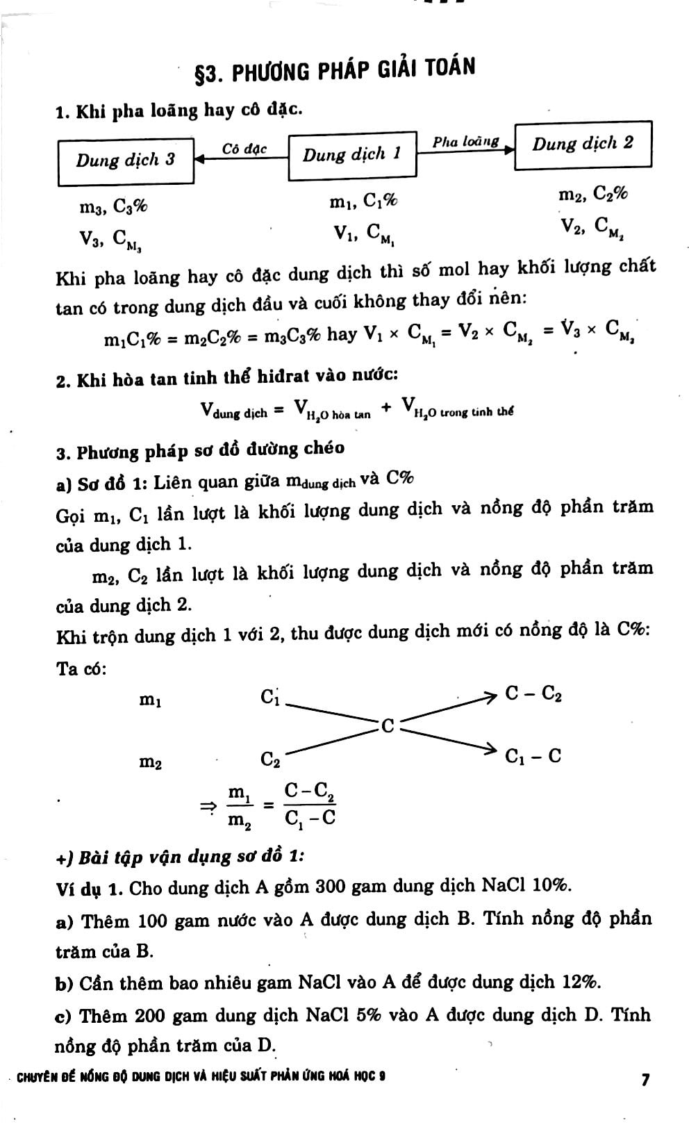 chuyên đề nồng độ dung dịch và hiệu suất phản ứng hóa 9 - Ảnh 5