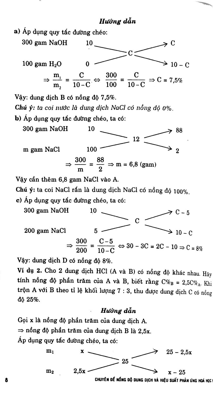 chuyên đề nồng độ dung dịch và hiệu suất phản ứng hóa 9 - Ảnh 6