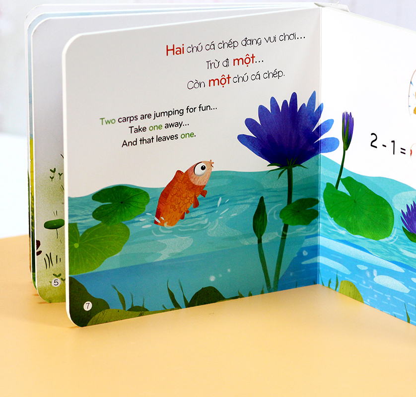 chuyển động đếm số - math slide - phép trừ - subtraction - Ảnh 4