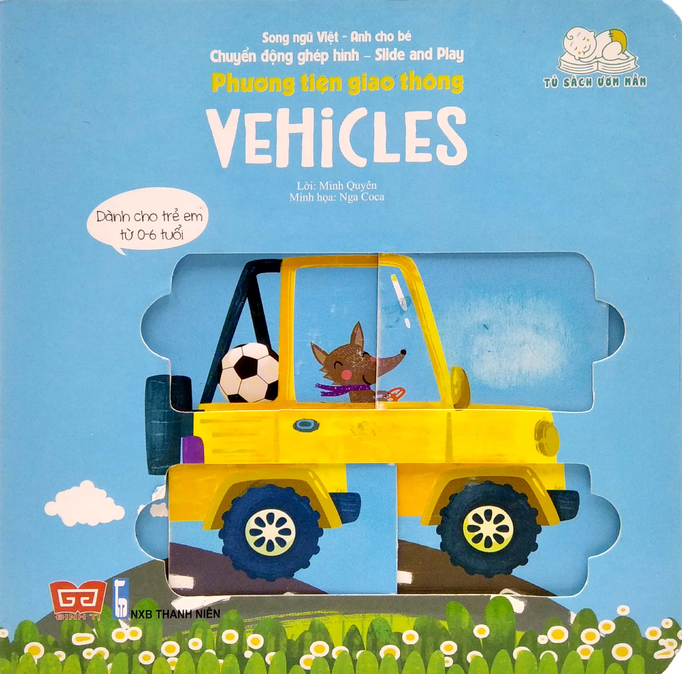 chuyển động ghép hình - slide and play - phương tiện giao thông - vehicles (tái bản 2023) - Ảnh 2