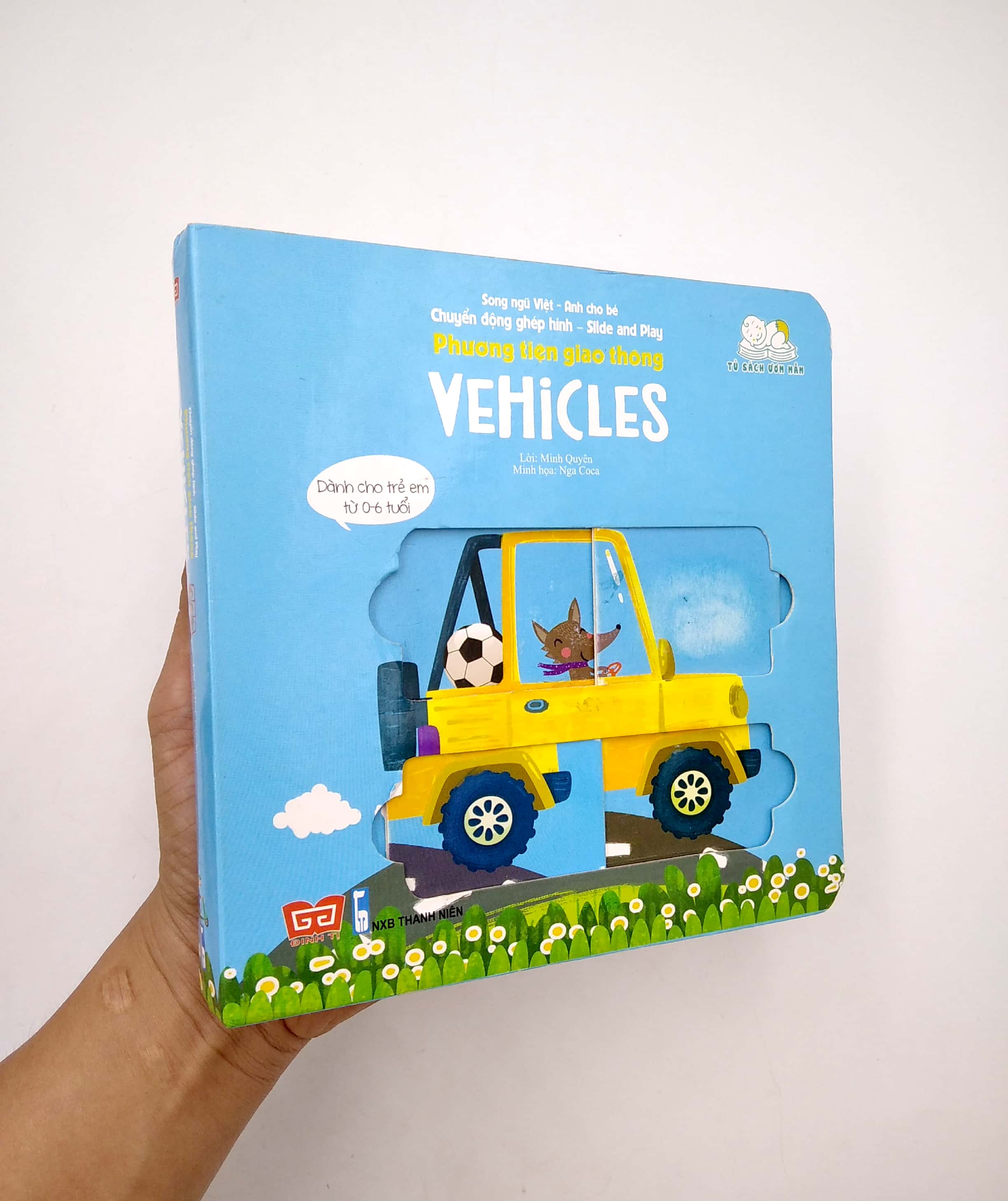 chuyển động ghép hình - slide and play - phương tiện giao thông - vehicles (tái bản 2023) - Ảnh 4