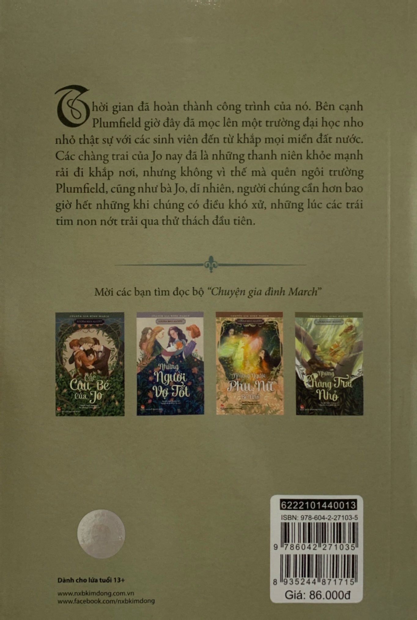 chuyện gia đình march - các cậu bé của jo (tái bản 2022) - Ảnh 7