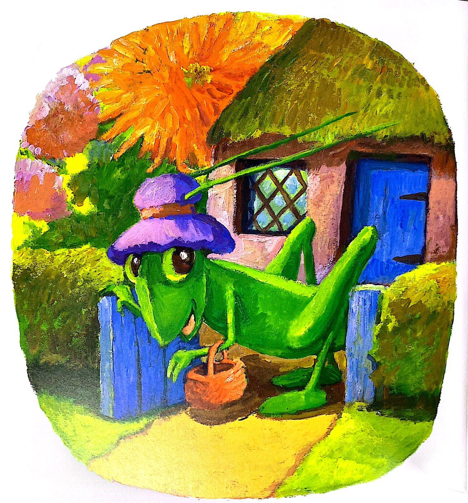 chuyện kể cho bé - chị châu chấu xanh - Ảnh 3