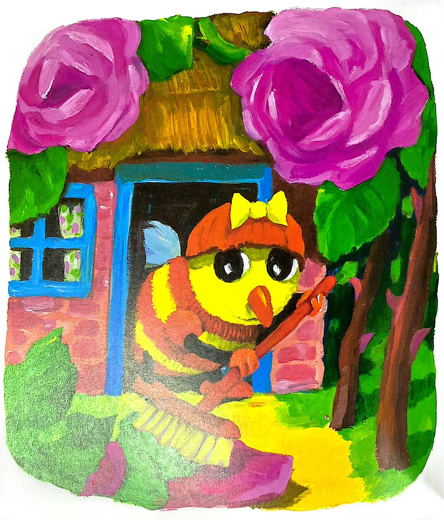 chuyện kể cho bé - chị ong nơ vàng - Ảnh 3