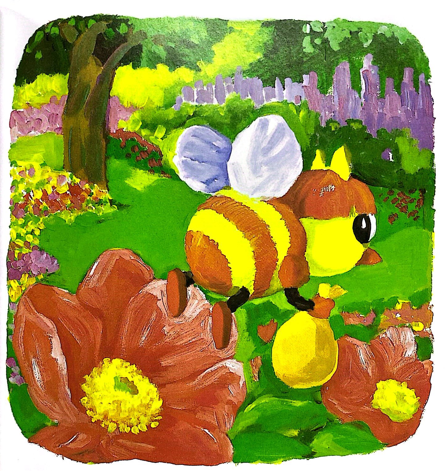 chuyện kể cho bé - chị ong nơ vàng - Ảnh 6