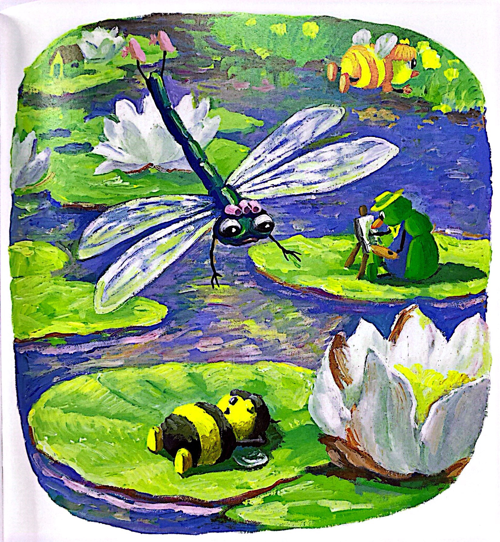 chuyện kể cho bé - cô chuồn chuồn xanh - Ảnh 6