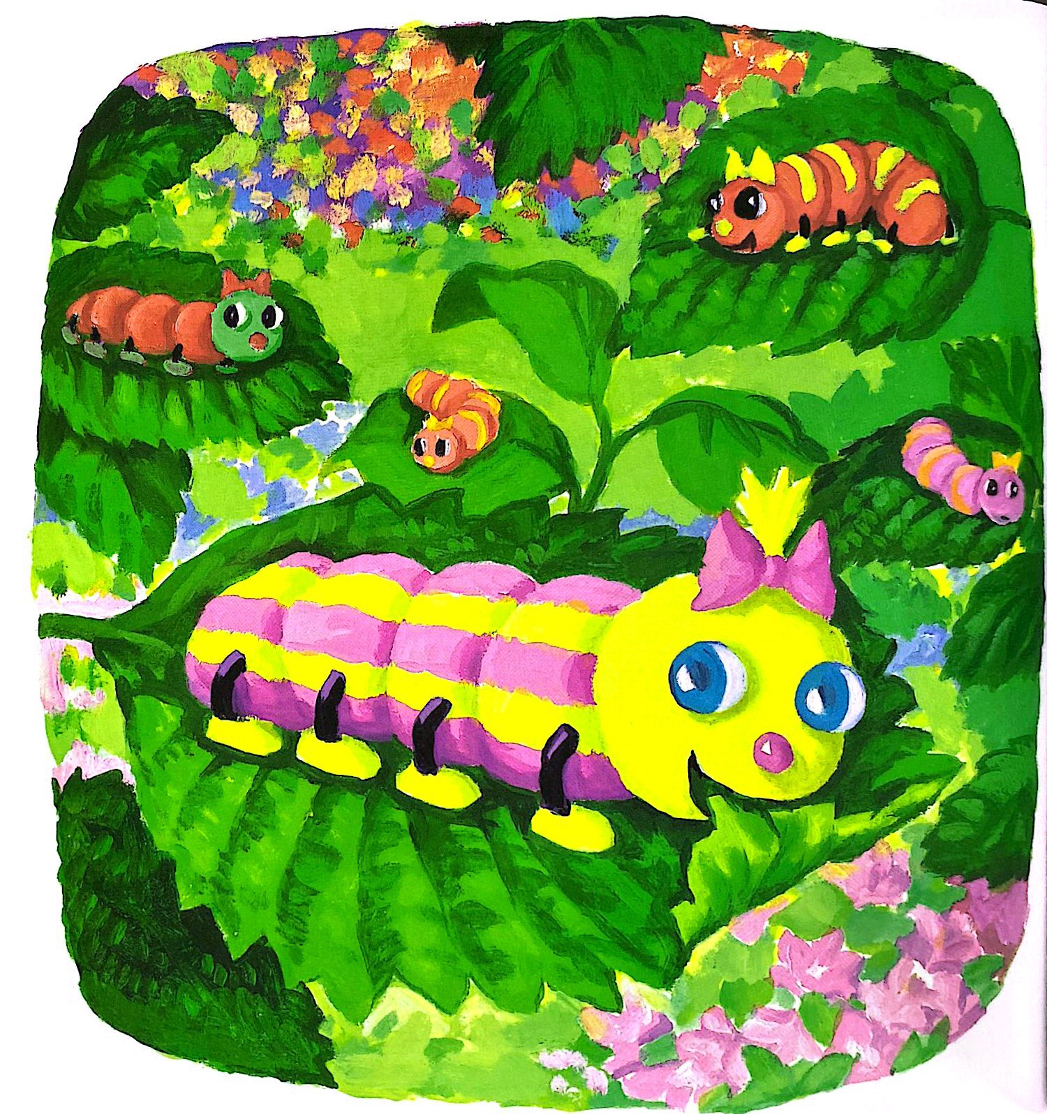 chuyện kể cho bé - cô sâu róm vàng - Ảnh 3