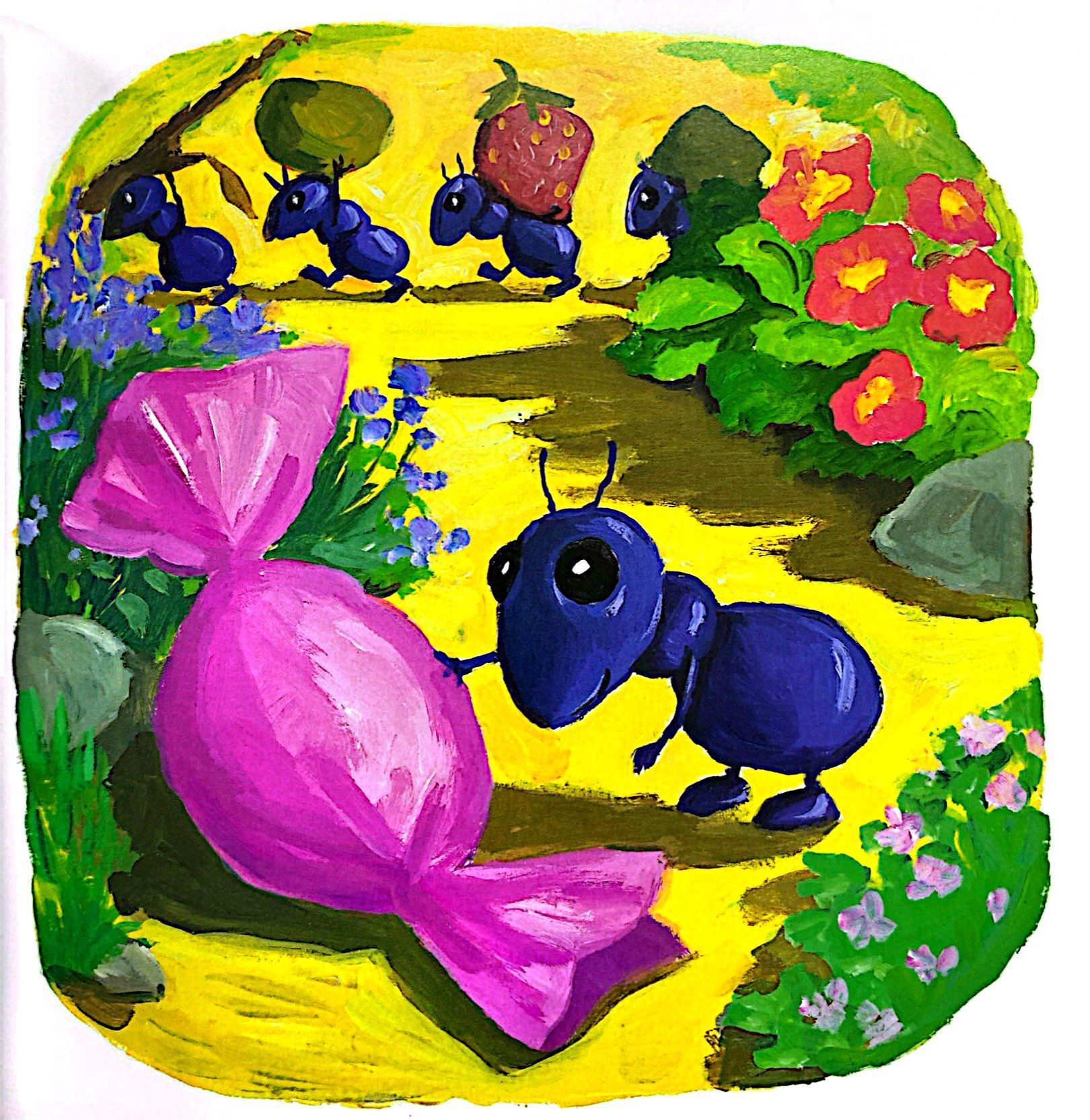 chuyện kể cho bé - em kiến tím - Ảnh 6