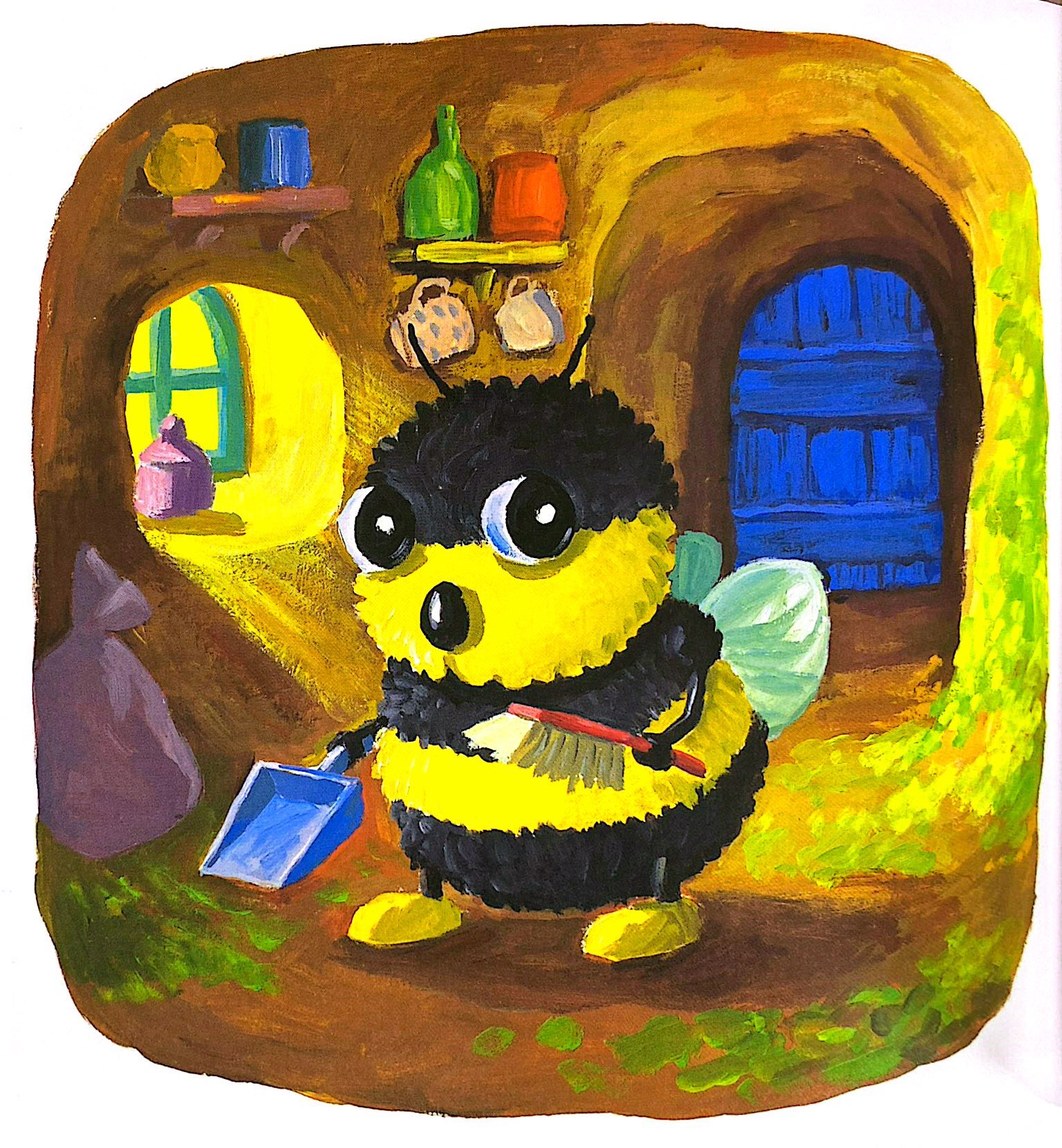 chuyện kể cho bé - ong đất hạt mít - Ảnh 3