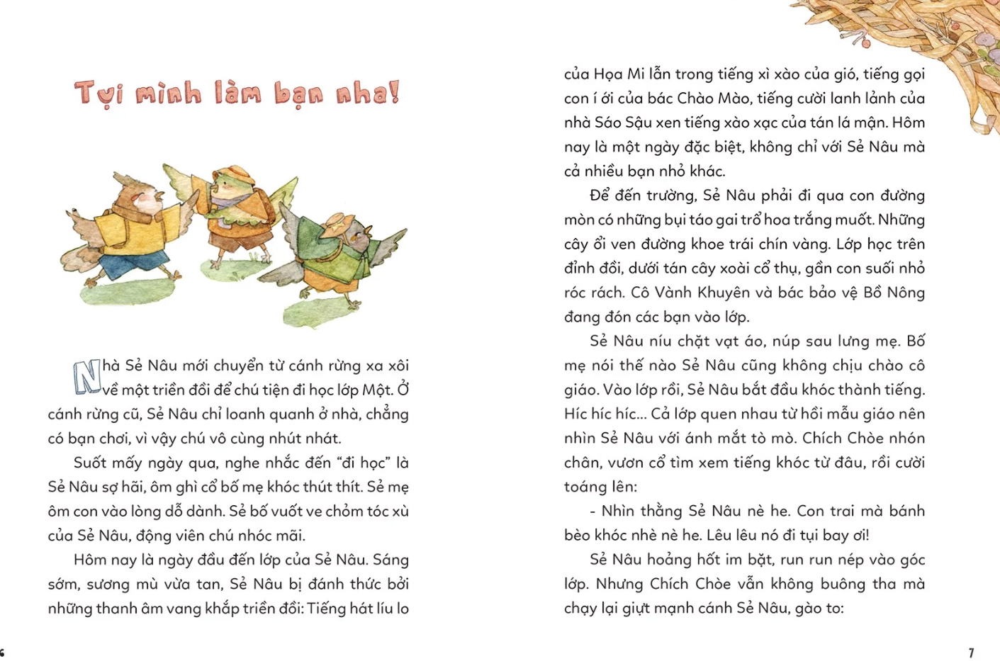 chuyện kể trước giờ đi ngủ - sẻ nâu mơ thành đại bàng - Ảnh 4