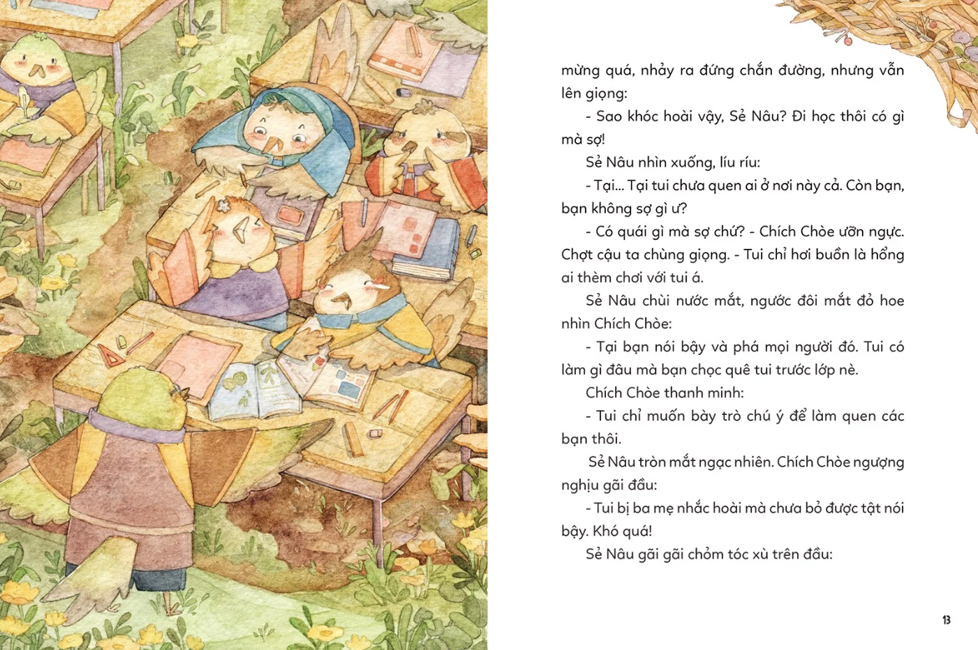 chuyện kể trước giờ đi ngủ - sẻ nâu mơ thành đại bàng - Ảnh 7