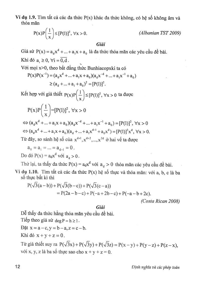 Chuyên Khảo Đa Thức - Bồi Dưỡng Học Sinh Giỏi, Chuyên Toán - Ảnh 10
