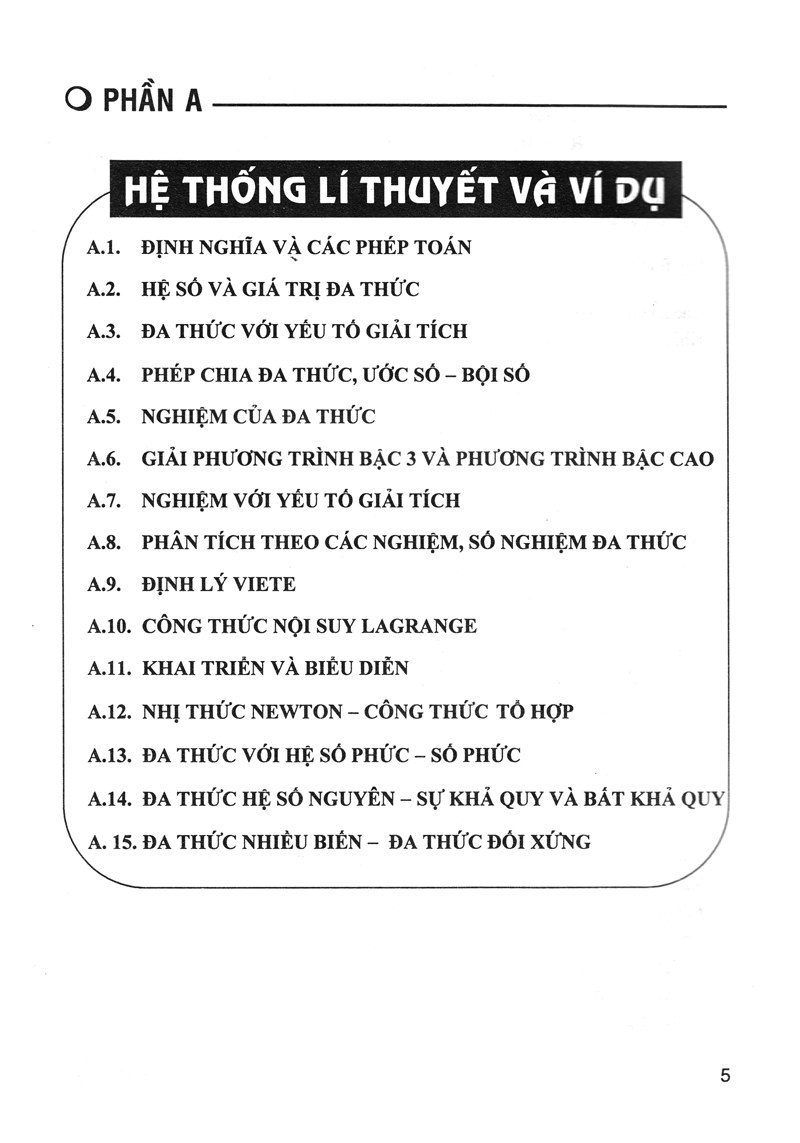 Chuyên Khảo Đa Thức - Bồi Dưỡng Học Sinh Giỏi, Chuyên Toán - Ảnh 3