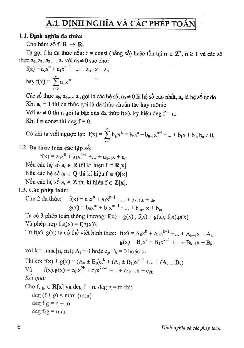 Chuyên Khảo Đa Thức - Bồi Dưỡng Học Sinh Giỏi, Chuyên Toán - Ảnh 4
