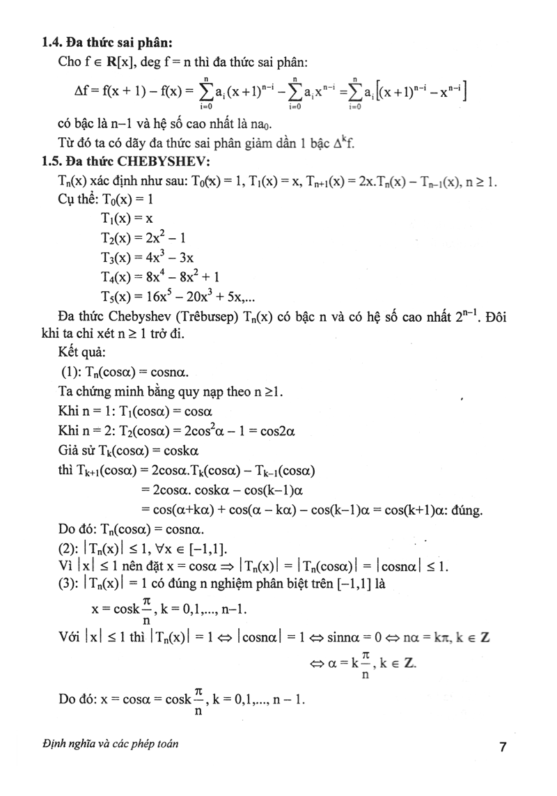 Chuyên Khảo Đa Thức - Bồi Dưỡng Học Sinh Giỏi, Chuyên Toán - Ảnh 5