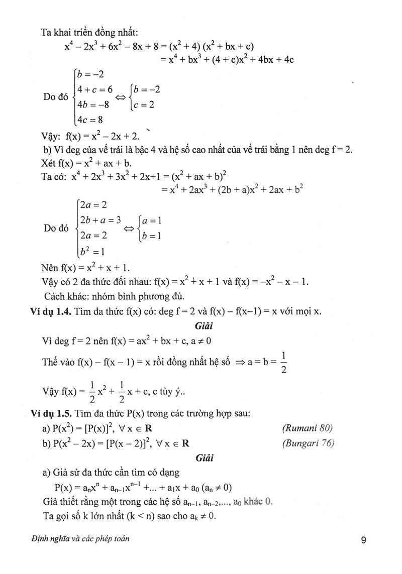 Chuyên Khảo Đa Thức - Bồi Dưỡng Học Sinh Giỏi, Chuyên Toán - Ảnh 7