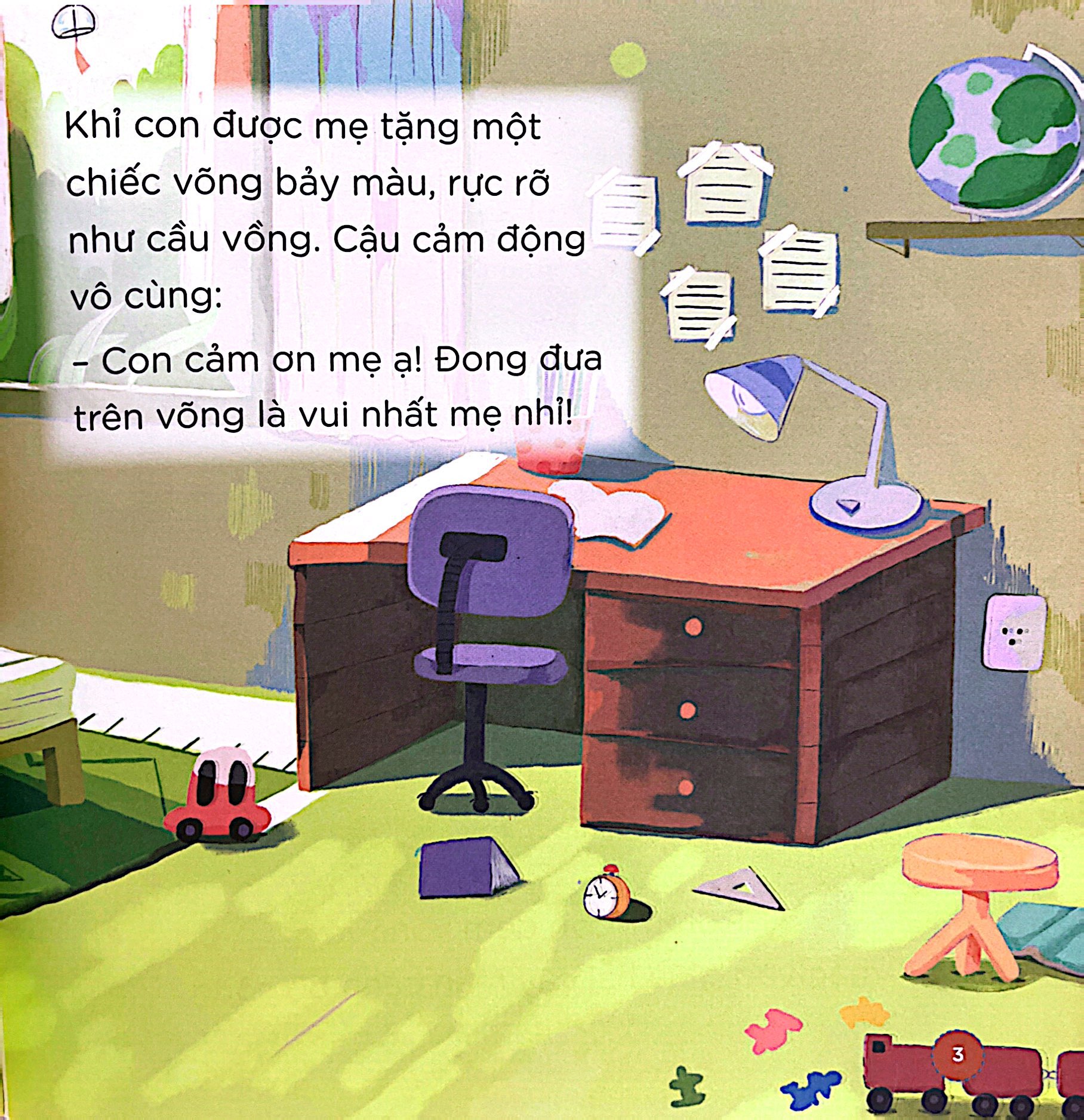 chuyện ở rừng hạnh phúc - chiếc võng cầu vồng của khỉ con - Ảnh 4