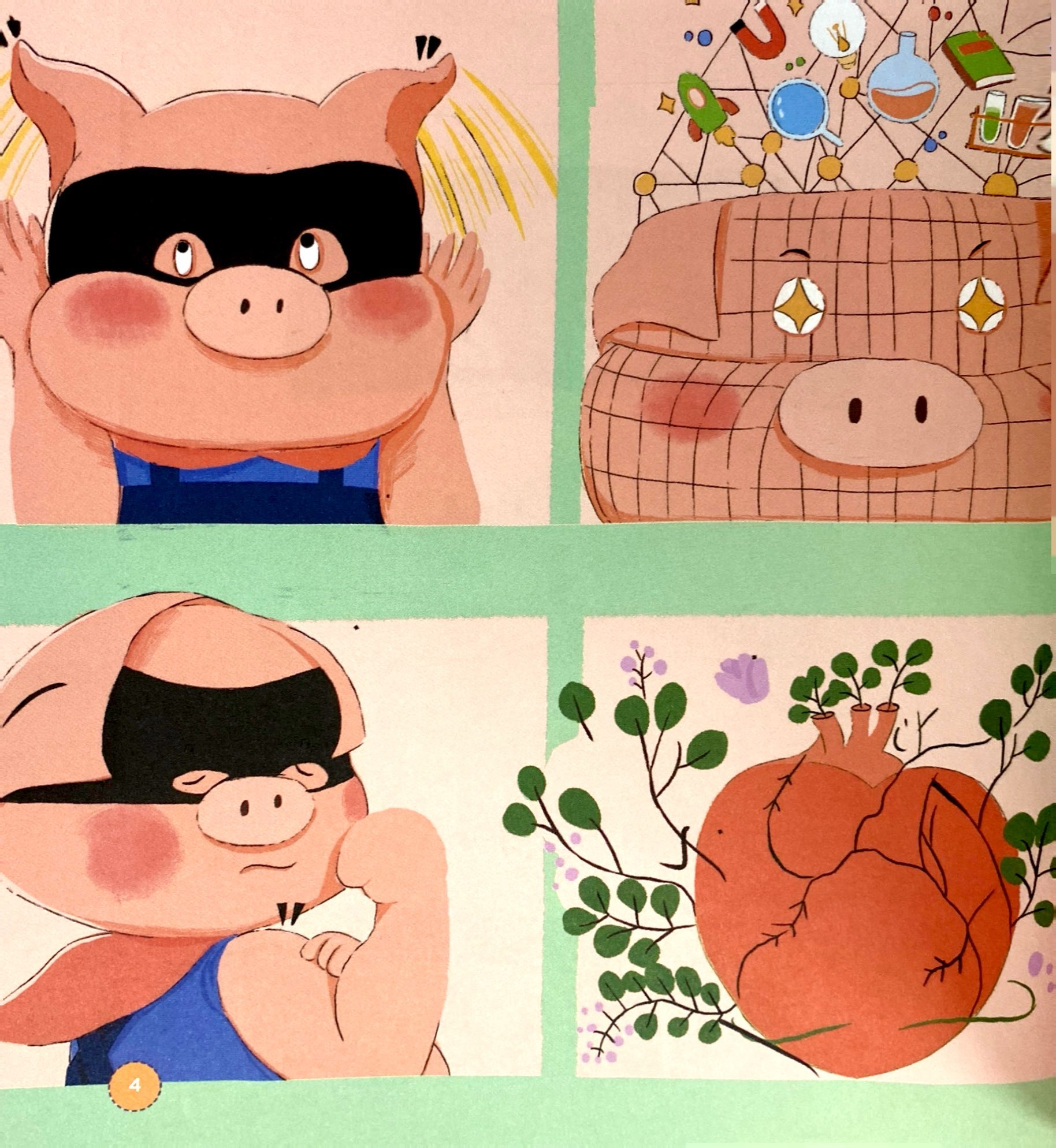 chuyện ở rừng hạnh phúc - ngày đầu làm siêu anh hùng của heo - Ảnh 5