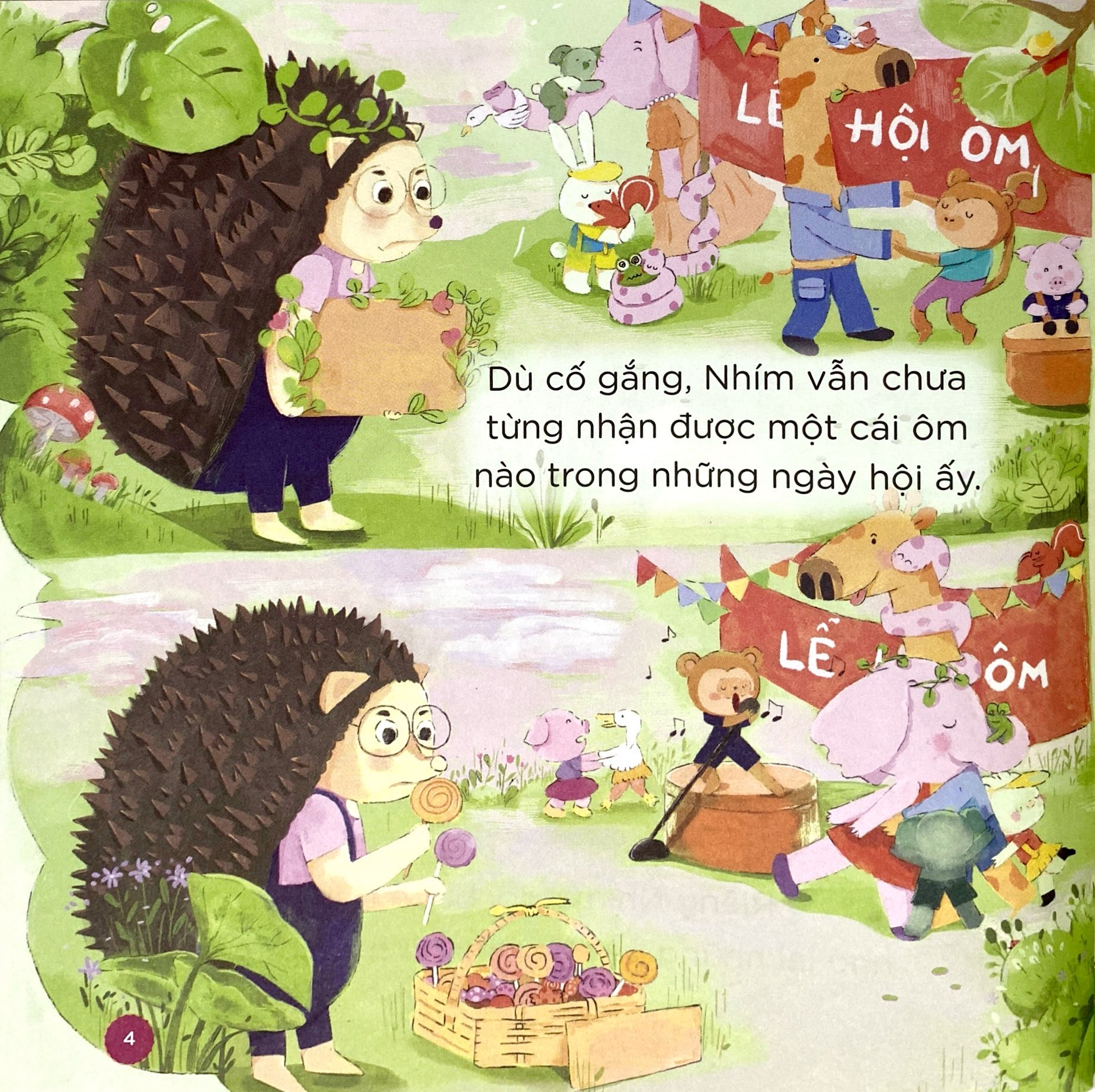 chuyện ở rừng hạnh phúc - nhím lông nhọn và cái ôm đầu tiên - Ảnh 5