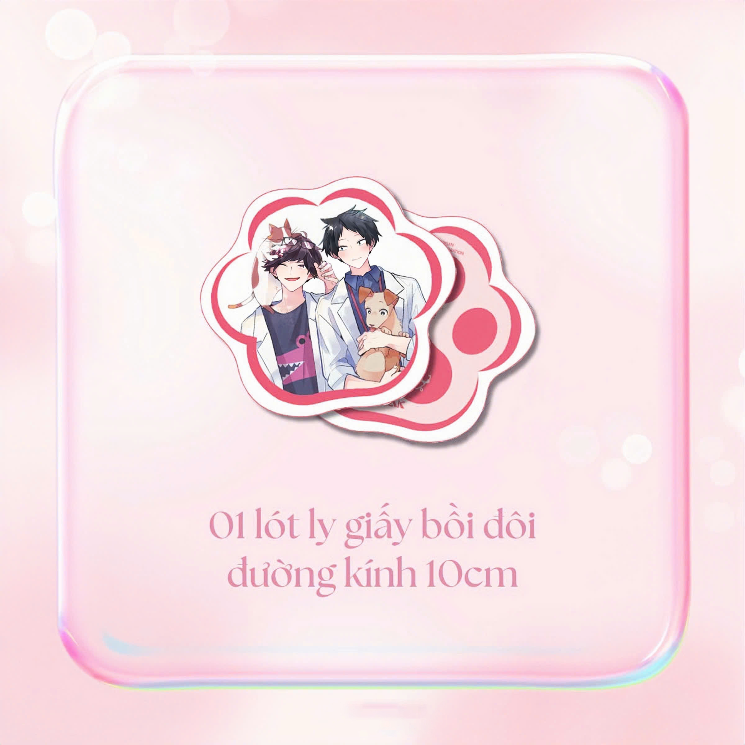 chuyện tình ở viện thú y - the two - at a vet clinic - tặng kèm tikmark card + lót ly giấy chân mèo - Ảnh 5