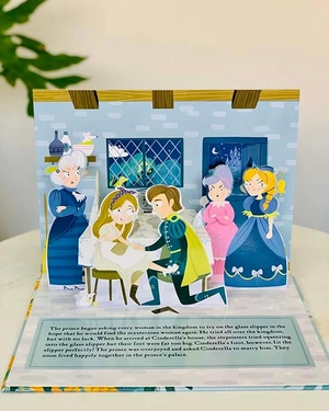 cinderella pop-up book - Ảnh 7